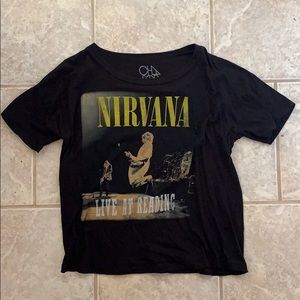 Nirvana urban outfitters tee shirt xs
